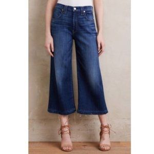 7 For all Mankind culotte cropped jean